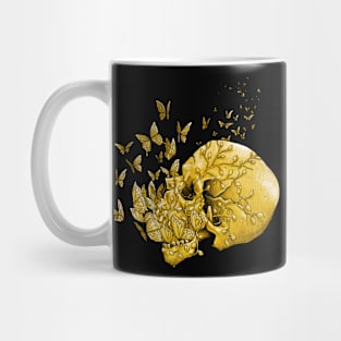 butterfly skull Mug